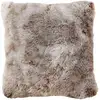 Image de Coussin Imitation Fourrure "antartic" 45x45cm Choco