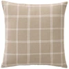 Image de Coussin Déco À Carreaux "everest" 45x45cm Sable