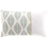Image de Coussin Imprimé Métallisé "maho" 30x50cm Vert Sauge