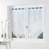 Image de Paire De Voilages "salina" 60x160cm Blanc