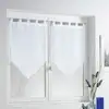 Image de Paire De Voilages "lisséa" 45x90cm Blanc