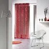 Image de Voilage - Bully - Rouge - 140 x 240 cm - 100% polyester - 8 oeillets ronds