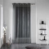 Image de Rideau Voilage "filiane" 140x240cm Anthracite