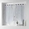 Image de Paire De Voilages "chenilla" 60x90cm Gris