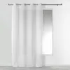 Image de Panneau a oeillets 140 x 260 cm voile sable fils chenille linahe Blanc