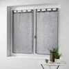 Image de Paire De Voilages "haltona" 60x120cm Gris