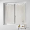 Image de Paire droite passants 2 x 60 x 160 cm effet lin tisse haltona Naturel