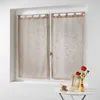 Image de Paire droite passants 2 x 60 x 160 cm effet lin tisse haltona Noisette