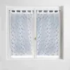 Image de Paire droite passants 2 x 60 x 90 cm voile sable applique dalya Blanc