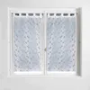 Image de Paire droite passants 2 x 60 x 160 cm voile sable applique dalya Blanc