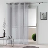 Image de Rideau Voilage "damina" 140x240cm Gris