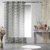 Image de Panneau a oeillets 140 x 240 cm organza devore sunflower Gris