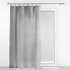 Image de Voilage à anneaux 140 x 240 cm   Voile tissé Milza Anthracite