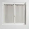 Image de Paire droite anneaux 2 x 60 x 160 cm voile tisse milza beige
