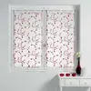 Image de Paire De Voilages "petite Fleur" 60x90cm Blanc & Rouge