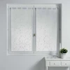 Image de Paire De Voilages "petite Fleur" 60x120cm Blanc