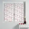 Image de Paire De Voilages "petite Fleur" 60x160cm Blanc & Rouge