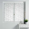 Image de Paire De Voilages "petite Fleur" 60x160cm Blanc & Gris