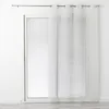 Image de Voilage à oeillets 140 x 240 cm luminette fils metallises dixie Blanc/or