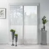 Image de Paire droite passe tringle 2x70x200 cm voile sable fils chenille linahe blanc