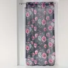 Image de Adunivers -PANNEAU A OEILLETS 140 x 240 CM VOILE SABLE IMPRIME FLOWER LIFE PRUNE-100% POLYESTER- PANNEAU