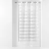 Image de Panneau à oeillets - LALINA - Voile - 140 x 260 cm - Blanc - Contemporain - Design