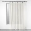 Image de Rideau Voilage à Anneaux Linka 140x240cm Blanc