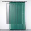 Image de Rideau Voilage À Anneaux "linka" 140x280cm Émeraude