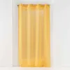 Image de Rideau Voilage à  illets Sandra 140x180cm Jaune