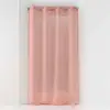 Image de Rideau Voilage À  illets "sandra" 140x180cm Rose