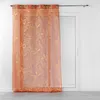 Image de Rideau Voilage à  illets Belflor 140x240cm Terracotta