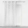 Image de Rideau Voilage À  illets Imprimé Métallisé "arcadie" 140x240cm Blanc