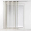 Image de Rideau Voilage À  illets "fantaisie Louise" 140x240cm Beige