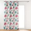 Image de Panneau a oeillets 140 x 240 cm voile sable imprime winteria Blanc