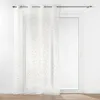 Image de Panneau a oeillets 140 x 280 cm voile sable imprime metallise flessia Or