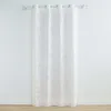 Image de Panneau a oeillets 140 x 240 cm voile tisse applique karla Blanc