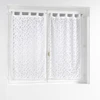 Image de Paire De Voilages Maille "manon" 60x120cm Blanc