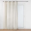 Image de Rideau Voilage À  illets "aline" 140x240cm Beige