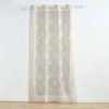 Image de Rideau Voilage À  illets Brodés "berry" 140x280cm Taupe