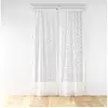 Image de Paire de voilages maille manon 70x240cm blanc 1627669