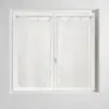 Image de Paire De Voilages À  illets "minalisa" 60x120cm Blanc