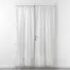 Image de Paire De Voilages Passe-tringle "filiane" 70x240cm Blanc