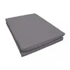 Image de Drap plat coton INTIMITY 180x290cm gris souris