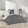 Image de Housse De Couette "optic" 240x220cm Anthracite