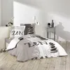 Image de Parure de couette - DOUCEUR DINTERIEUR - GALETS ZEN - 100% coton - 240x220