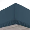 Image de Drap Housse "lina" 140x190cm Bleu Nuit