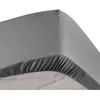 Image de Drap housse - DOUCEUR DINTERIEUR - Percale - Anthracite - 90x190 cm - Bonnet 30 cm