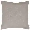 Image de Housse De Coussin "florette" 60x60cm Taupe