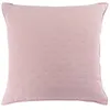 Image de Housse de coussin 60 x 60 cm microfibre bicolore Mellow chic Rose/blanc