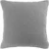 Image de Housse de coussin 60 x 60 cm microfibre bicolore Mellow chic Gris/blanc